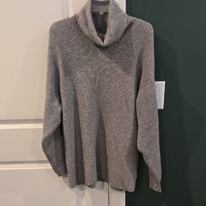 Free People Gray Knit Sweater